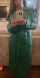 Green “Bellini” Trench Coat