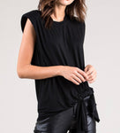 “Padded Sleeveless T-Shirt”