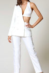 “Ginger” White Pantsuit