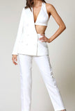 “Ginger” White Pantsuit