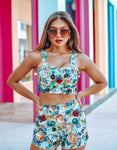 “Bejeweled” two piece short set