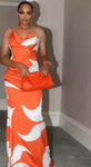 Mandarin Abstract Dress