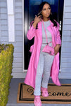 Pink “Bellini” Trench Raincoat