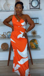 Mandarin Abstract Dress