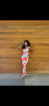 Mandarin Abstract Dress