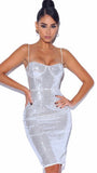 Silver Sequins Dress
